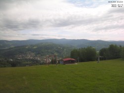Pohled na Krkonoše