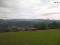 Pohled na Krkonoše