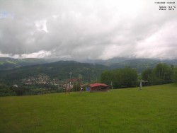 Pohled na Krkonoše