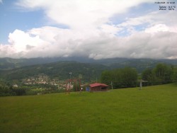 Pohled na Krkonoše
