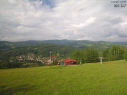 Pohled na Krkonoše