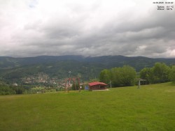 Pohled na Krkonoše