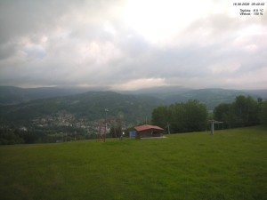 Skiareál Kamenec - Jablonec nad Jizerou - Pohled na Krkonoše - 16.6.2026 v 05:45 Skiareál Kamenec - Jablonec nad Jizerou - Pohled na Krkonoše - 16.6.2026 v 05:45