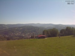 Pohled na Krkonoše