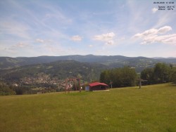Pohled na Krkonoše