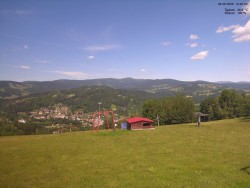 Pohled na Krkonoše