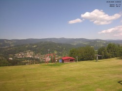 Pohled na Krkonoše