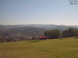 Pohled na Krkonoše