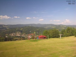 Pohled na Krkonoše