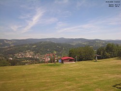 Pohled na Krkonoše