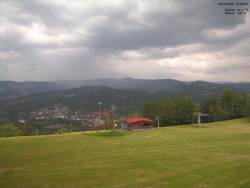 Pohled na Krkonoše