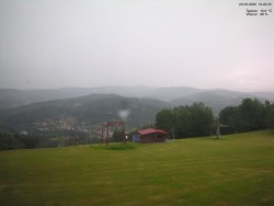 Pohled na Krkonoše
