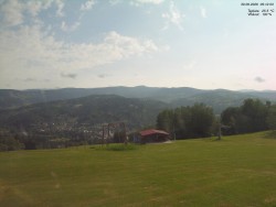Pohled na Krkonoše