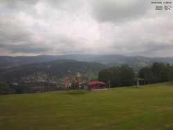 Pohled na Krkonoše