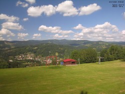 Pohled na Krkonoše