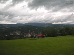 Pohled na Krkonoše