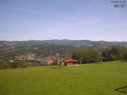 Pohled na Krkonoše