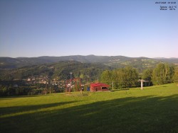 Pohled na Krkonoše