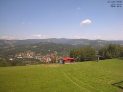 Pohled na Krkonoše