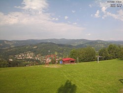 Pohled na Krkonoše