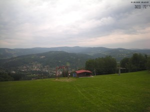 Skigebiet Kamenec – Jablonec nad Jizerou - Blick auf das Riesengebirge - 1.8.2026 v 06:45 Skigebiet Kamenec – Jablonec nad Jizerou - Blick auf das Riesengebirge - 1.8.2026 v 06:45