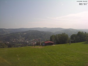 Skigebiet Kamenec – Jablonec nad Jizerou - Blick auf das Riesengebirge - 1.8.2026 v 09:45 Skigebiet Kamenec – Jablonec nad Jizerou - Blick auf das Riesengebirge - 1.8.2026 v 09:45