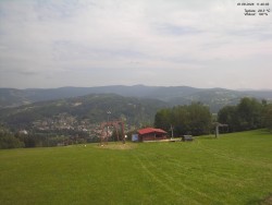 Pohled na Krkonoše