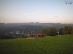 Pohled na Krkonoše