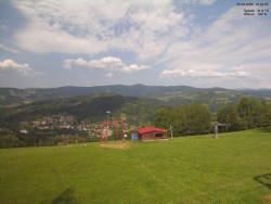 Pohled na Krkonoše