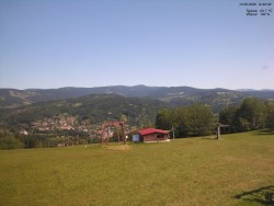 Pohled na Krkonoše