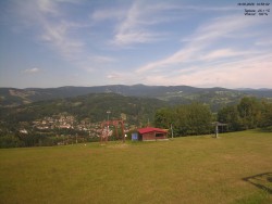 Pohled na Krkonoše