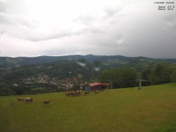 Pohled na Krkonoše