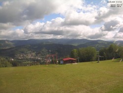 Pohled na Krkonoše