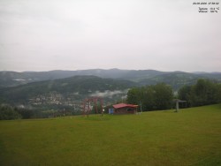 Pohled na Krkonoše