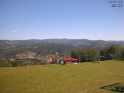 Pohled na Krkonoše