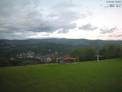 Pohled na Krkonoše