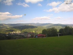 View of the Krkonoše Mountains