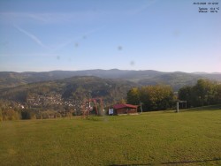 Pohled na Krkonoše
