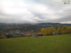 View of the Krkonoše Mountains