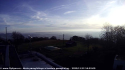 Pohled na jih, hrad Trosky