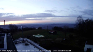 Kozákov - Pohled na jih, hrad Trosky - 14.11.2025 v 06:45