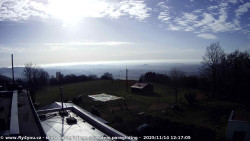 Pohled na jih, hrad Trosky