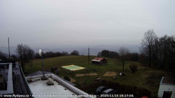 Pohled na jih, hrad Trosky