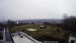 Pohled na jih, hrad Trosky