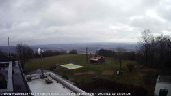 Pohled na jih, hrad Trosky