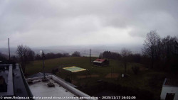 Pohled na jih, hrad Trosky