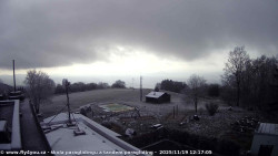 Pohled na jih, hrad Trosky