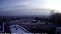 Pohled na jih, hrad Trosky