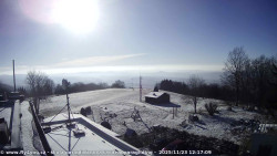 Pohled na jih, hrad Trosky