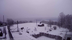 Pohled na jih, hrad Trosky